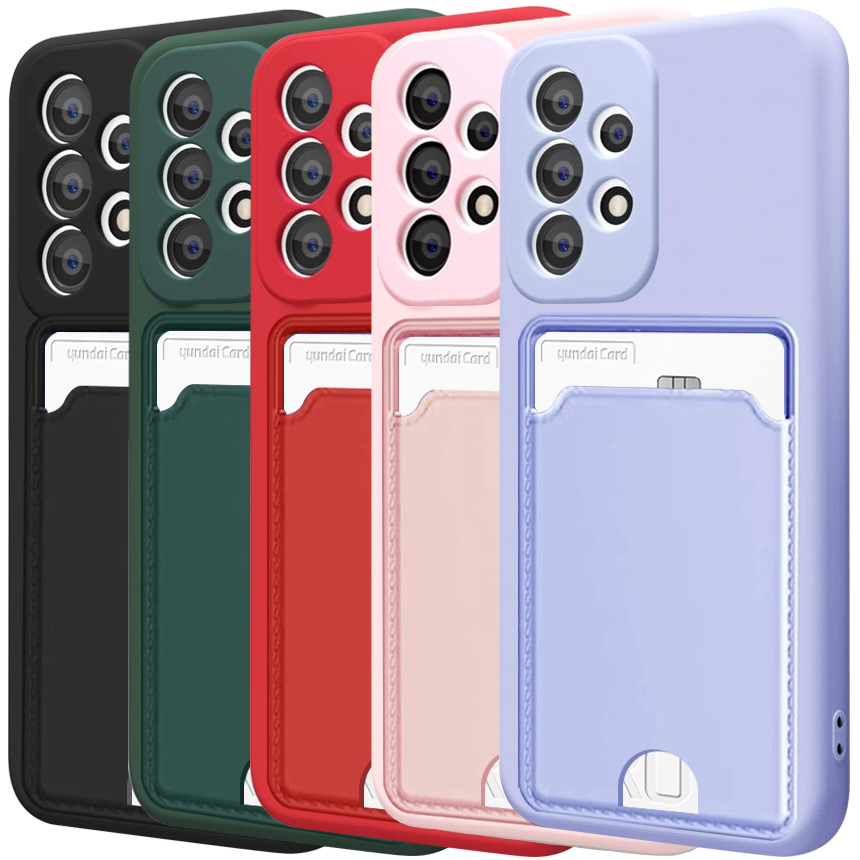 벌크온 갤럭시 A33 카드 수납 포켓 카메라 보호 풀커버 실리콘 컬러 휴대폰 케이스 6,980원