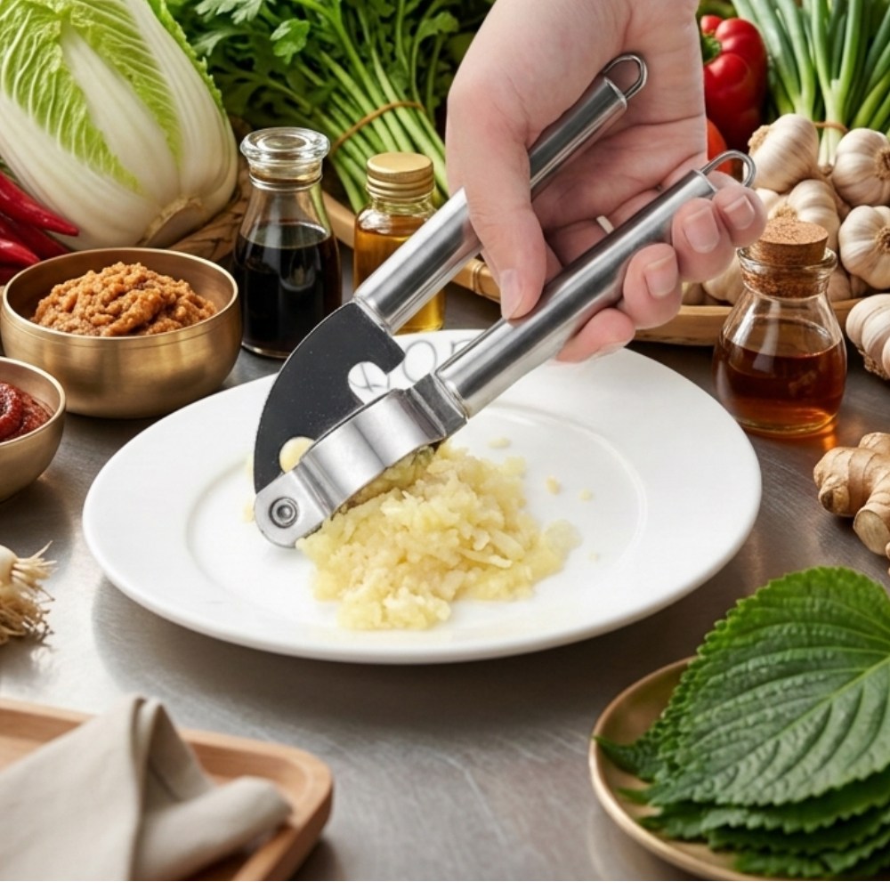 쿠비코 1초압착 올스텐 마늘 다지기, 1개, 스텐레스 11,000원