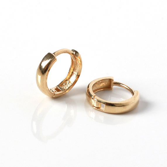 오로프 14K 금 넓은 민자링 원터치 귀걸이 1짝 109,840원