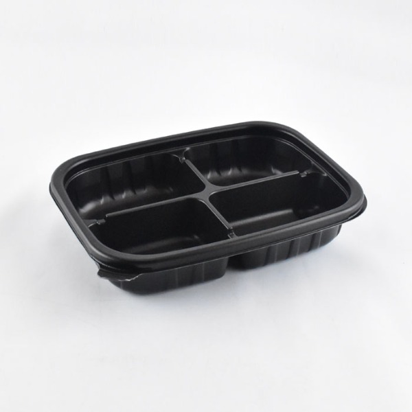 일회용반찬용기4칸  BFP-4칸 블랙 100세트 27,300원