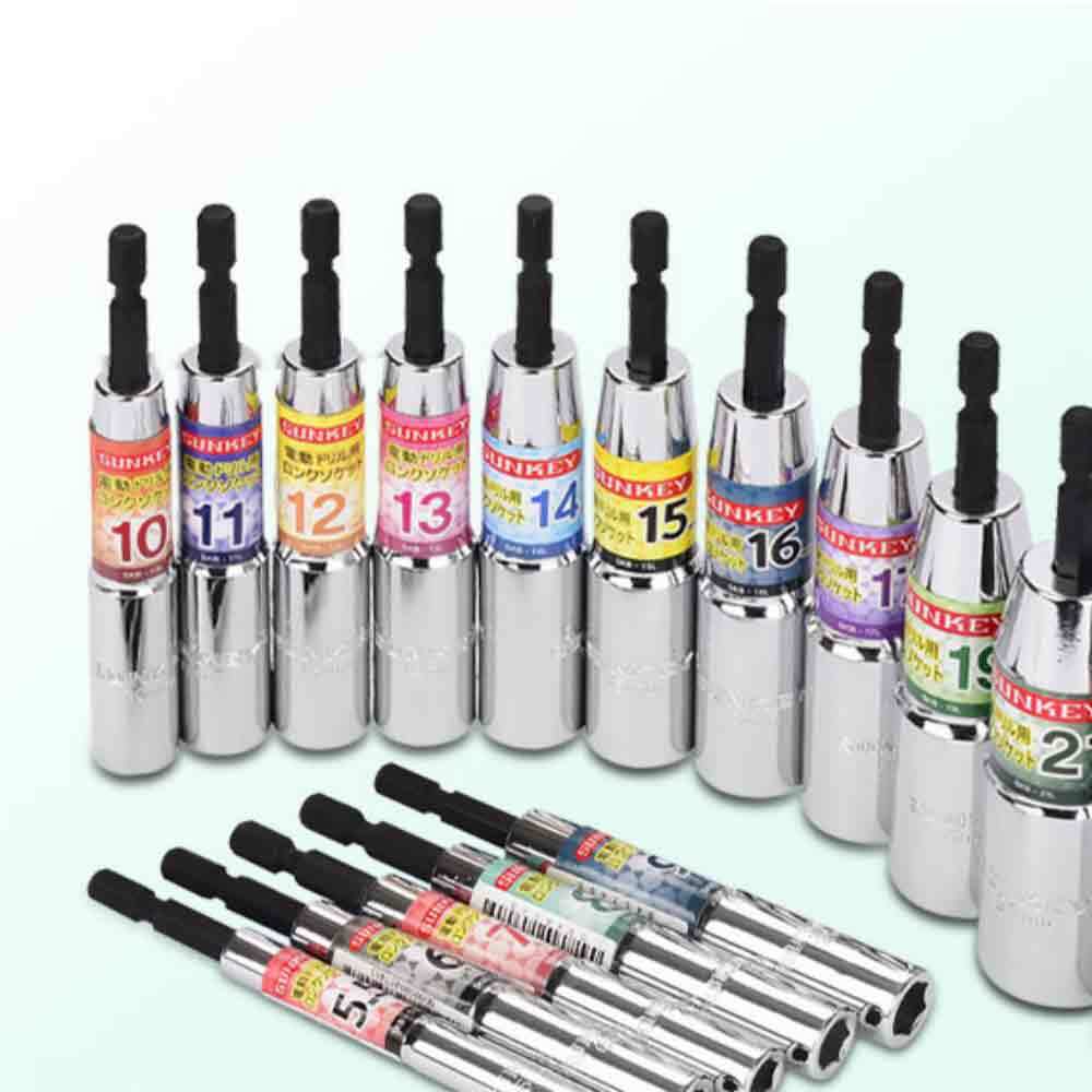 크롬 몰리브덴 재질 110mm 롱타입 SUNKEY 육각 롱비트소켓 8mm 7,990원