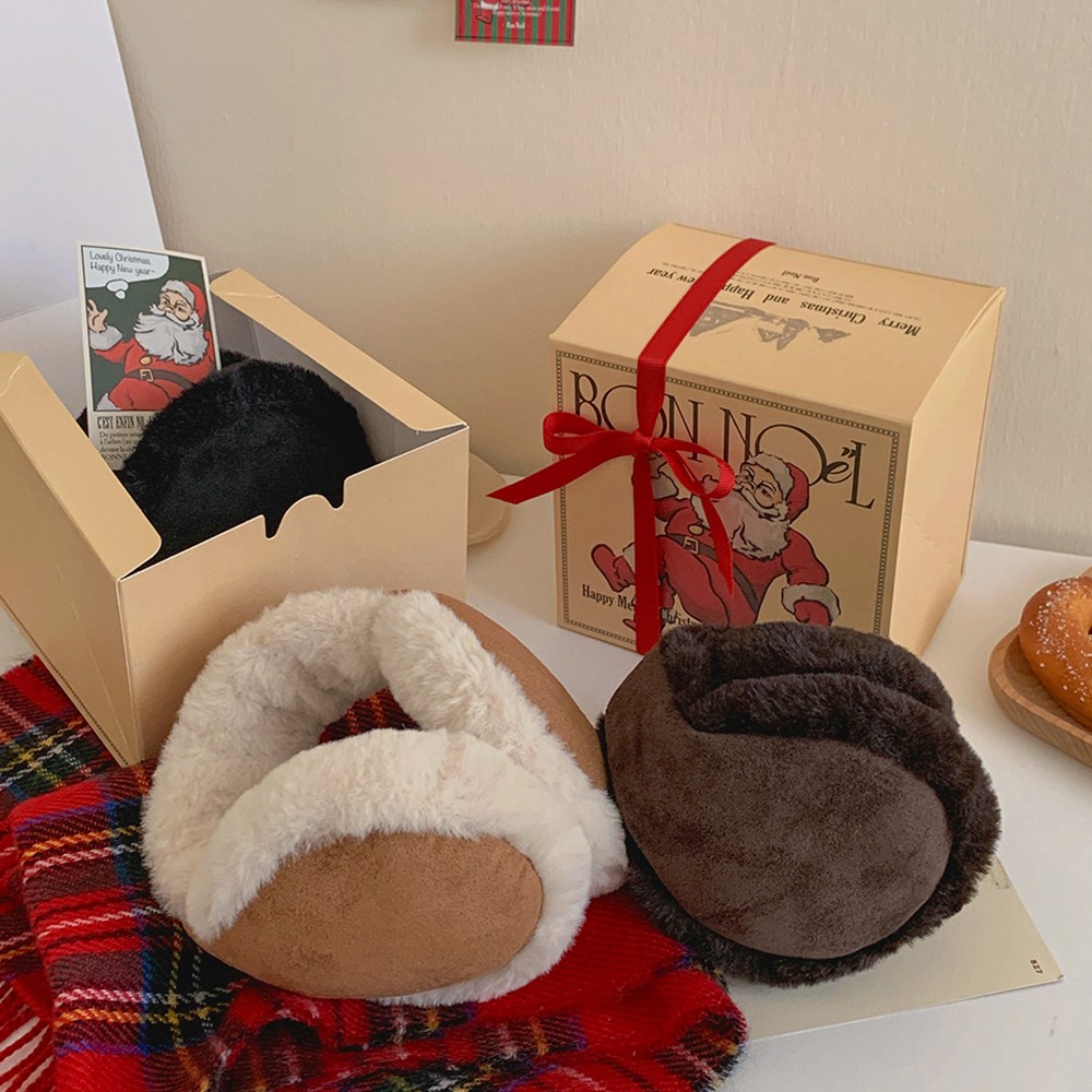 [선물세트/길이조절!]남녀공용 무스탕 털 귀도리 귀마개 20,800원