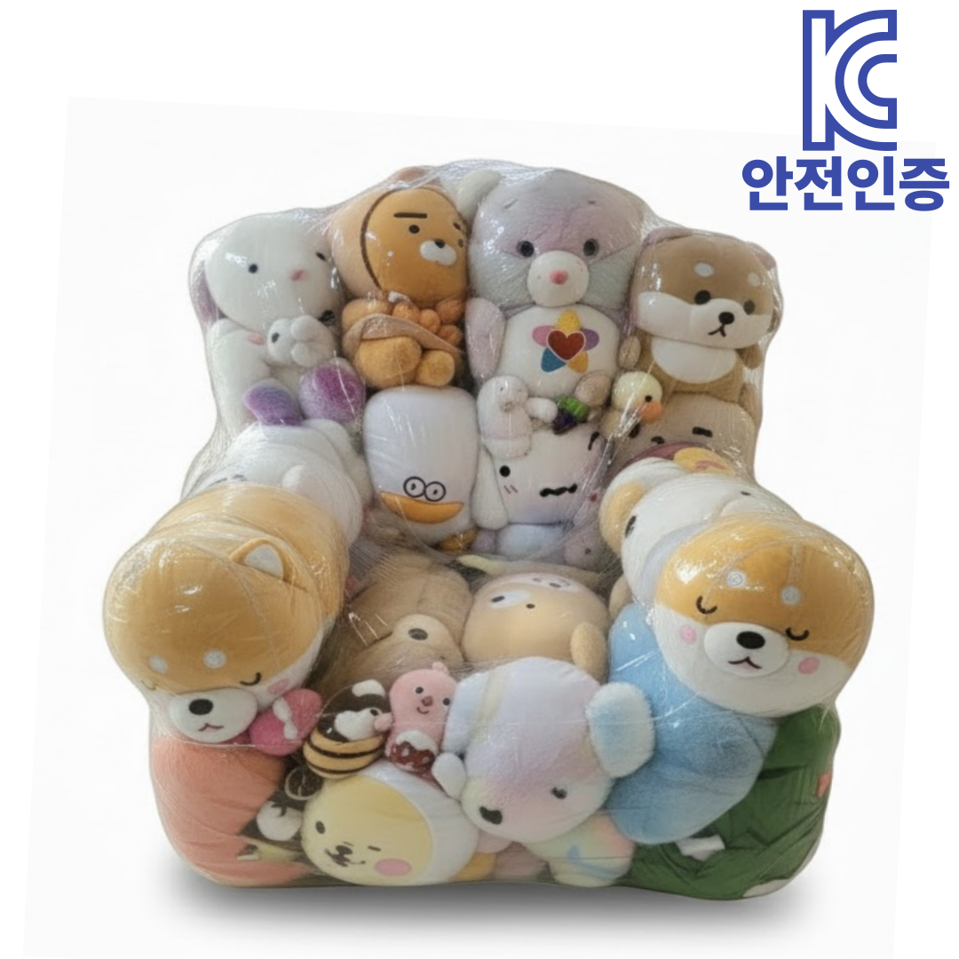 블링픽 인형보관소파 투명 보관함 정리함 빈백 인테리어 정리템 20,000원