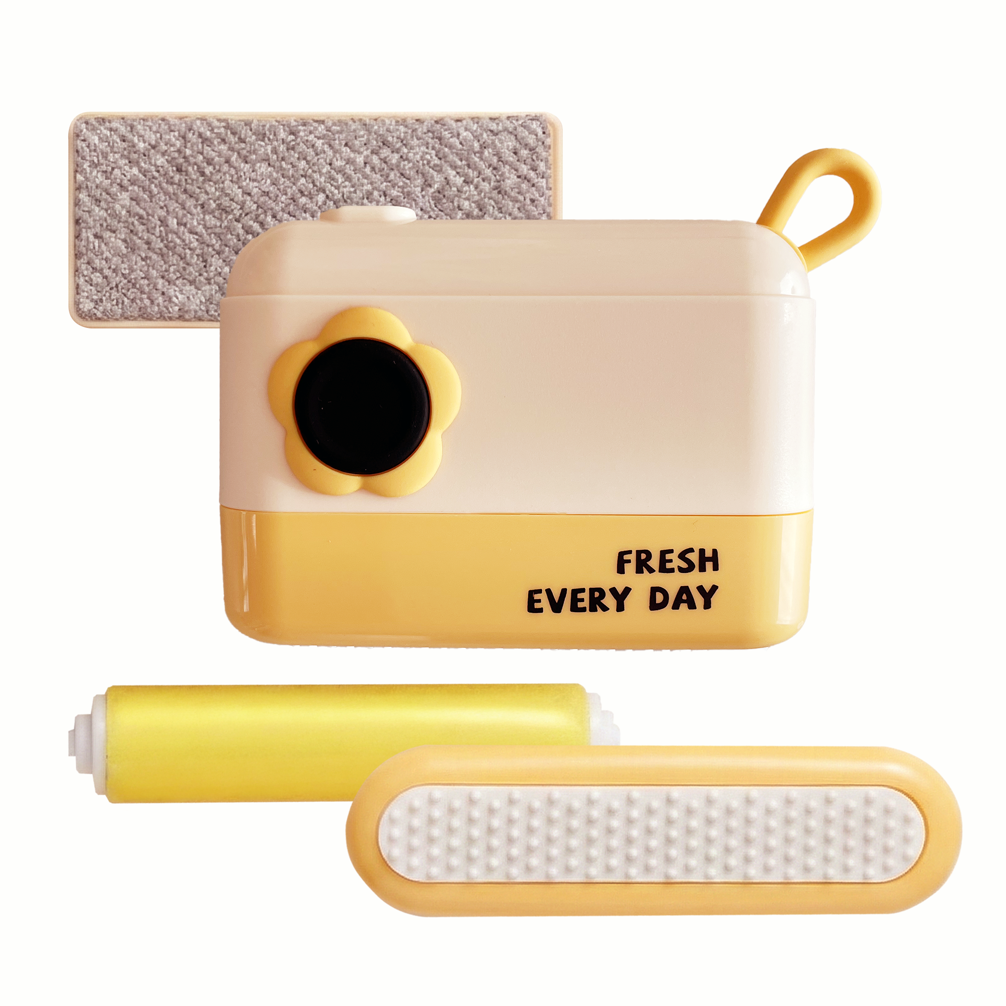 코스넬 휴대용 옷 먼지 제거기 옐로우, 1개 6,700원