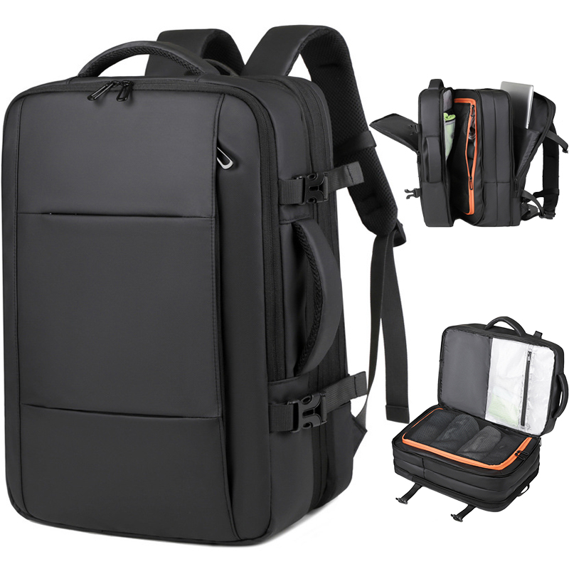벤쿠쿠 남자 대용량 여행용 백팩 여행 배낭 출장용 확장형 옥스퍼드 원단 기내용 캐리어 결합 가방 USB 충전 노트북 수납 백팩 32,500원