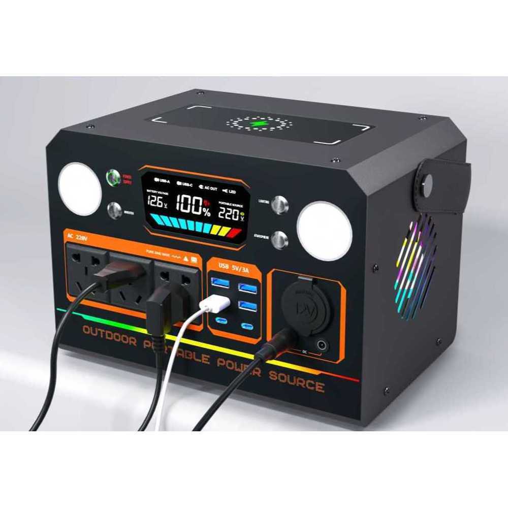 인산철 파워뱅크 대용량 올인원 전원220v 캠핑 배터리, 800W 120000mAh 배터리 738,900원