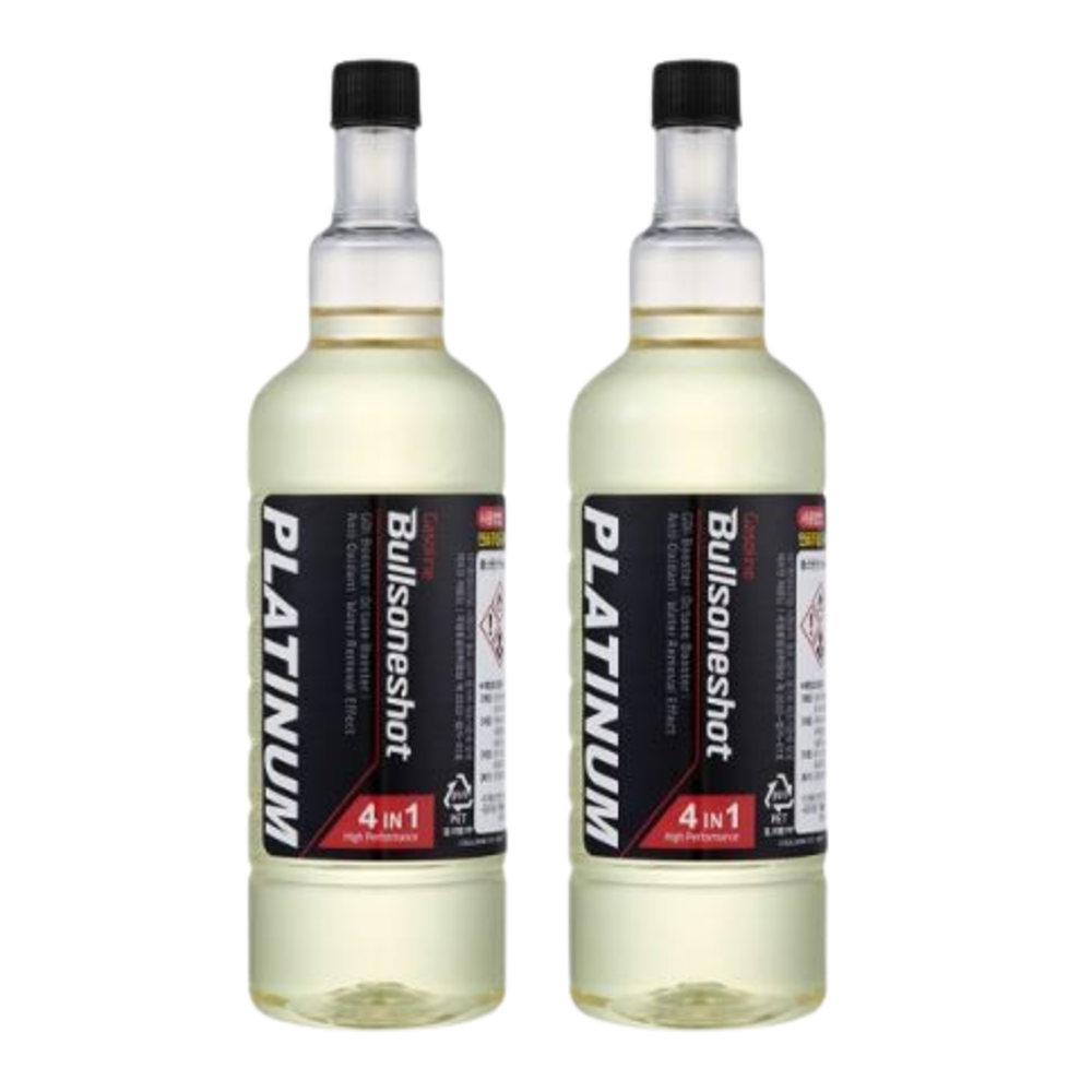1+1행사 불스원샷 플래티넘 연료첨가제 4IN1 500ML 2종택1 휘발유경유 수분제거 산화방지 39,900원