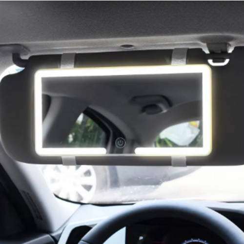 SECRETMALL 선바이저걸이 메이크업 보조 룸미러 와이드 LED 백미러, 1개 39,000원