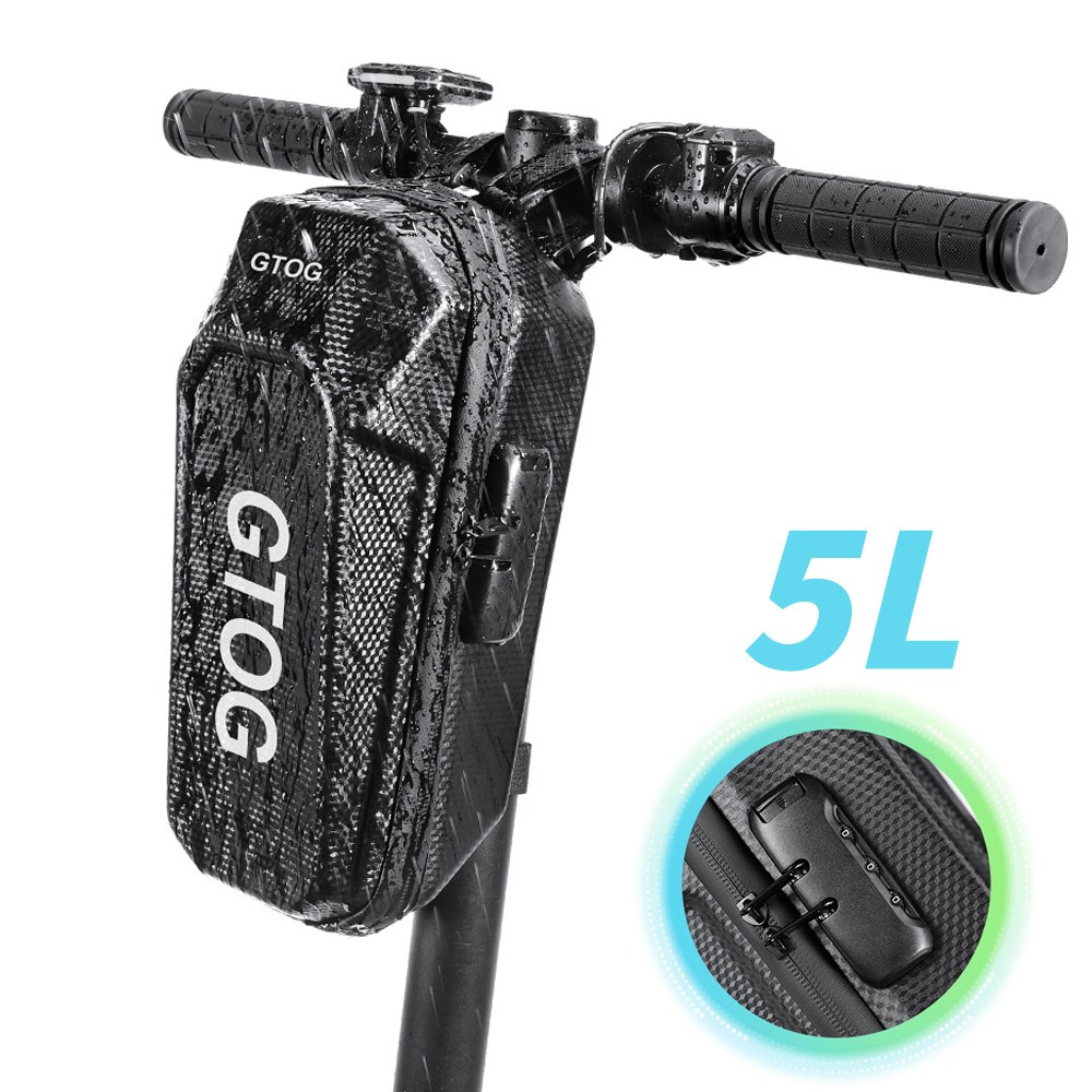 GTOG 5L 비밀번호 잠금 전동킥보드 가방 전기 자전거 핸들바 가방 생활방수 퀵보드 가방 28,050원