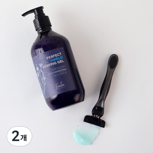 포엘리에 퍼펙트 쉴드 저자극 대용량 쉐이빙 젤, 2개, 500ml 35,430원