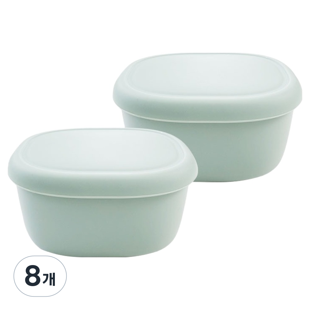 실리팟 실리콘 밀폐용기 다크민트 소 103 x 80 x 50 mm, 8개, 180ml 50,000원
