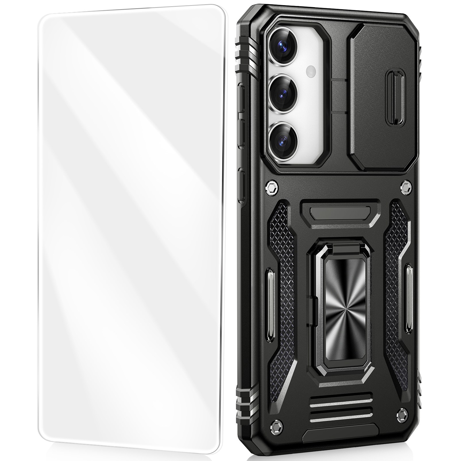 삼성 갤럭시 S25 S26 Z Flip 7/6 스탠드 범퍼 360회전 낙하방지 휴대폰 케이스 +강화유리 40,000원