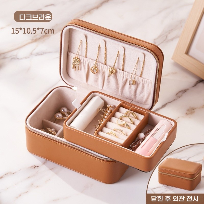 Sorpci 휴대용 미니 액세서리 귀걸이 보관함 주얼리 반지 보석 정리함 20,800원
