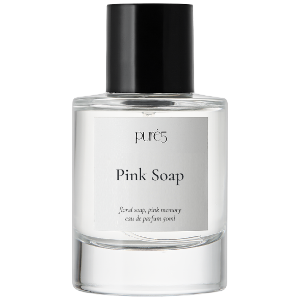 PURE5 포근한 화이트 머스크 코튼 비누향 향수 오드퍼퓸 PINK SOAP, 1세트, 50ml 38,000원