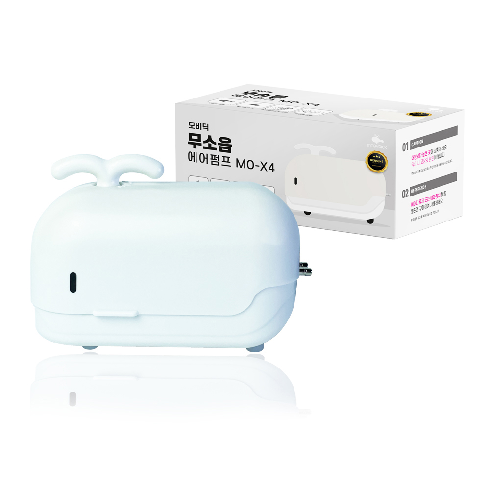 모비딕 무소음 2구 기포발생기 화이트 MO-X4 20,300원