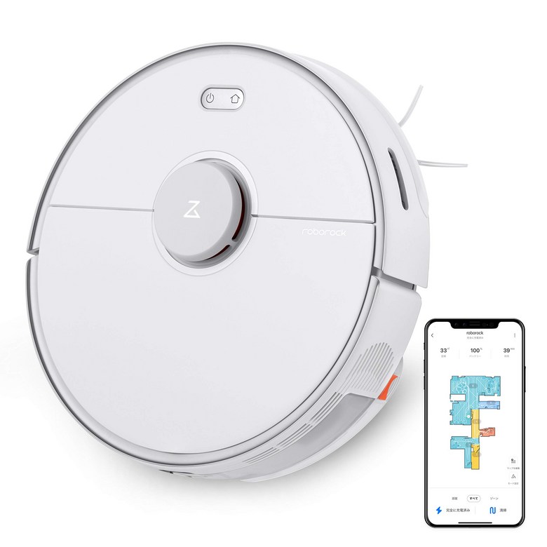 로보록(Roborock) S5 Max 화이트 로봇 청소기 물 닦아 대응 고정밀도 레이저 센서 2000Pa 강력 흡인 정음 180분 연속 가동 자동 충전 낙하 방지 단차 극복 AI 스피커 대응 [일본 정규 대리점품] S5E02-04 666,730원