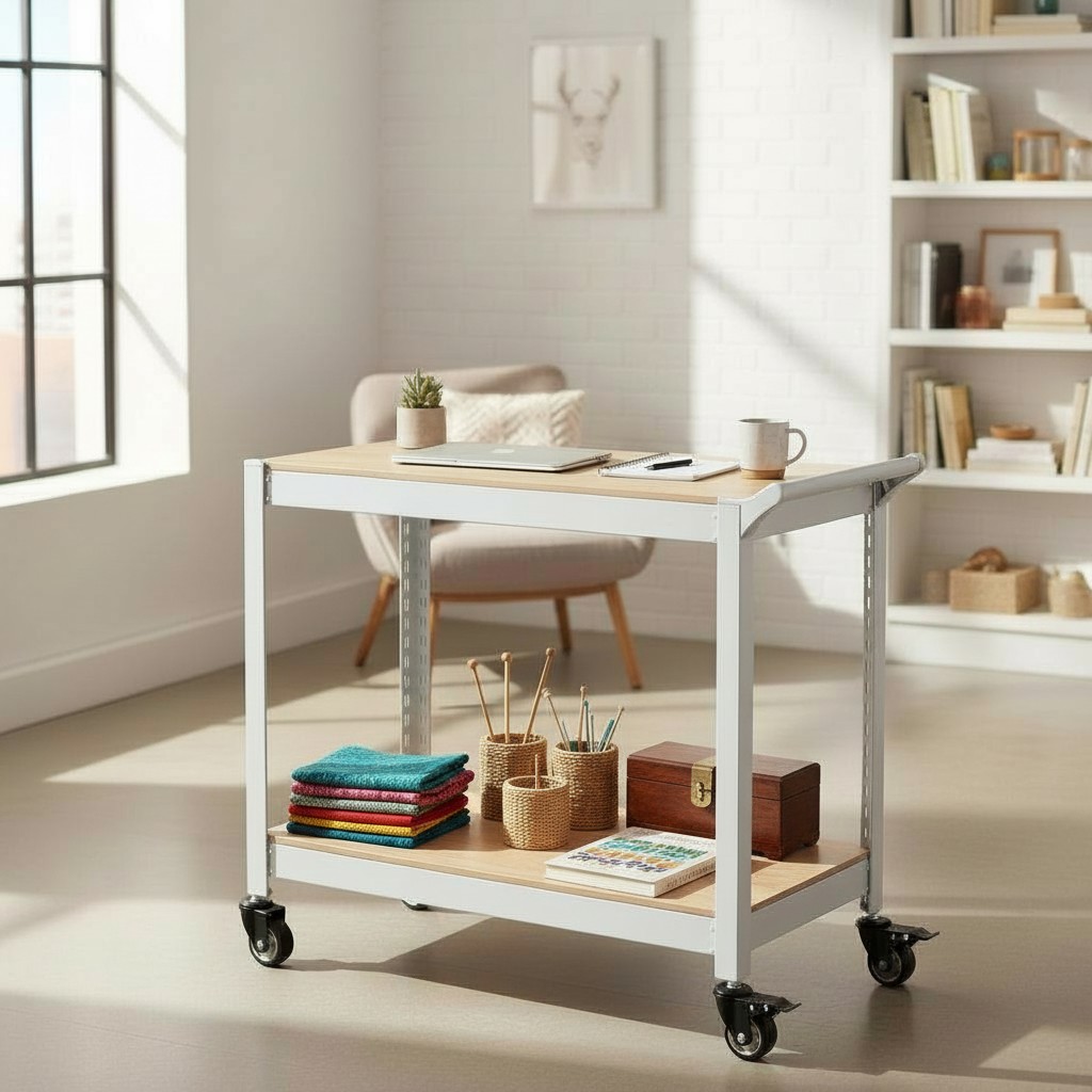 홈던트하우스 이동식 바퀴 선반 주방 트롤리 카트 틈새 웨건 노트북 작업대 책상 87,900원