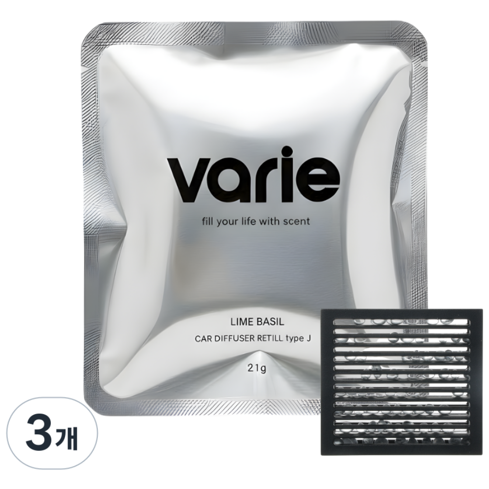 바리에 차량용 방향제 리필 라임바질, 피오니앤블러쉬 (조말론 케이스 호환 가능), 라임바질, 3개 60,500원