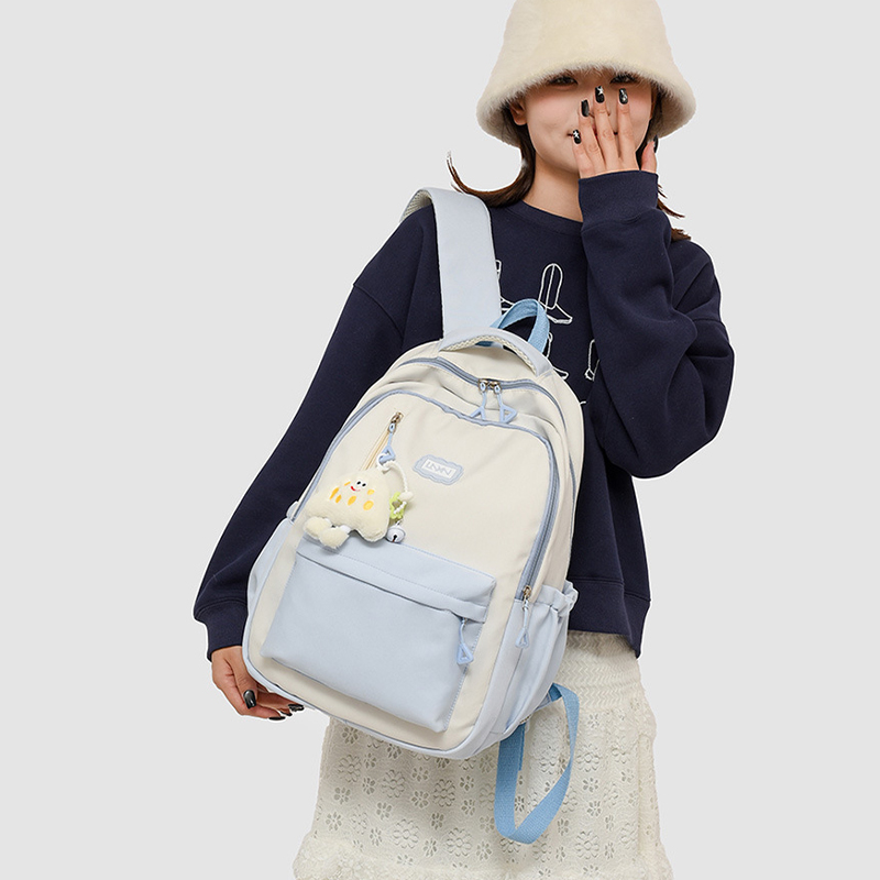 KDNC 남녀 공용 데일리 학생 가방 백팩 인형 세트 24,300원