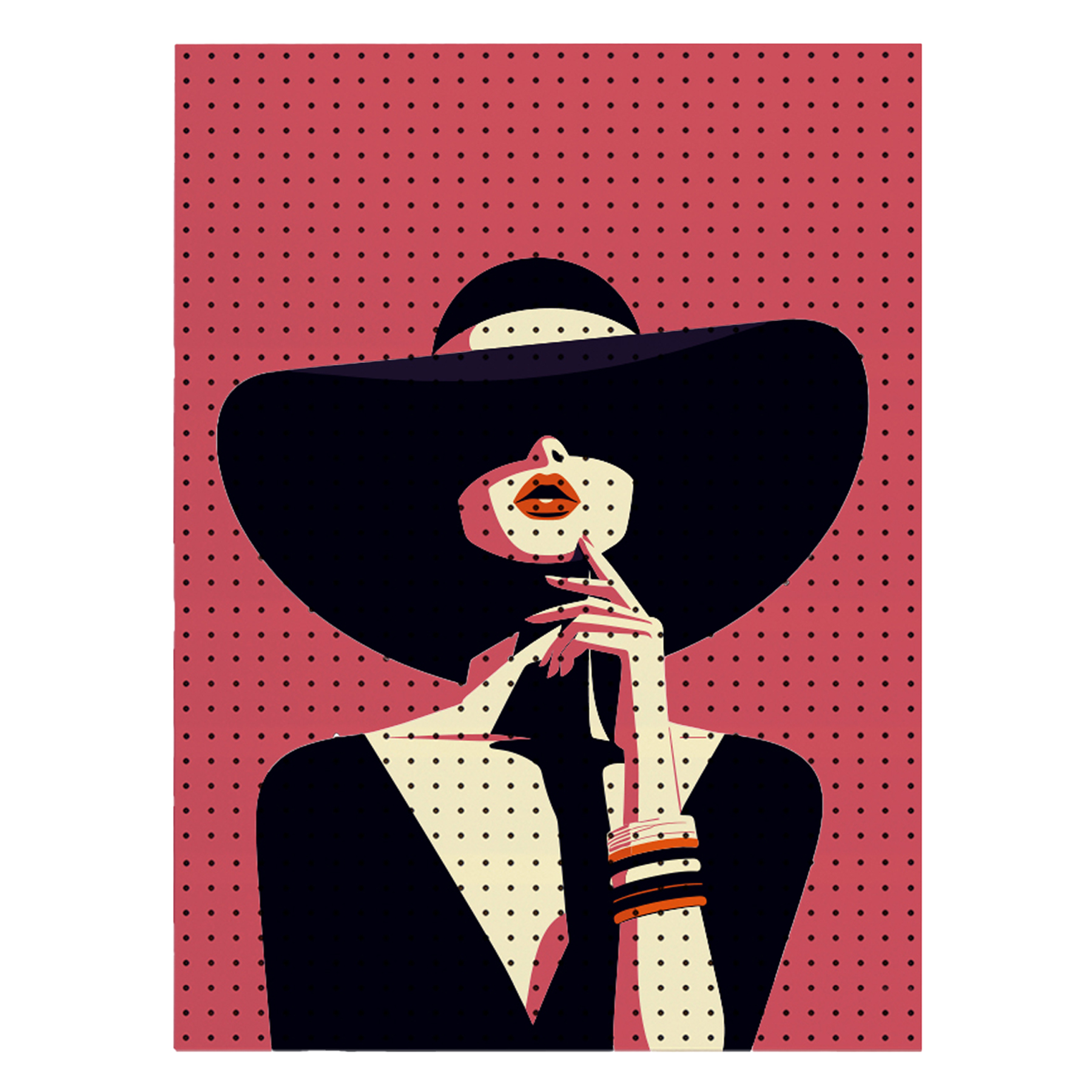 타공판닷컴 POP 모던레이디 UV 프린팅 타공판 600 x 1000 mm 62,500원