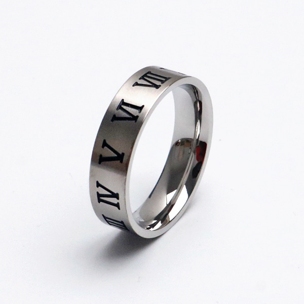 R0100 로마숫자 각인반지 심플 앤틱 디자인 8,900원