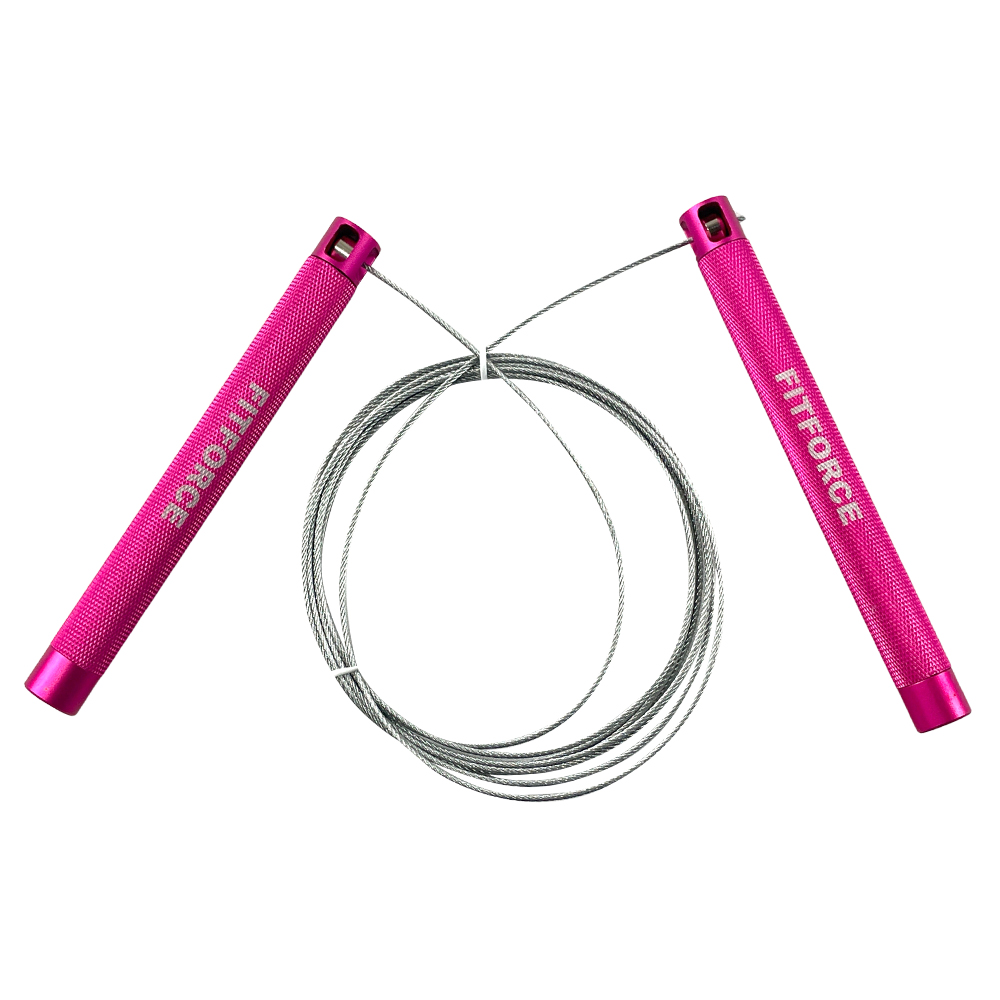 핏포스기어 고성능 와이어 베어링 초고속 줄넘기 FR2 크로스핏 복싱 더블언더 스피드줄넘기 FFGER02, 1개, 핑크 33,000원
