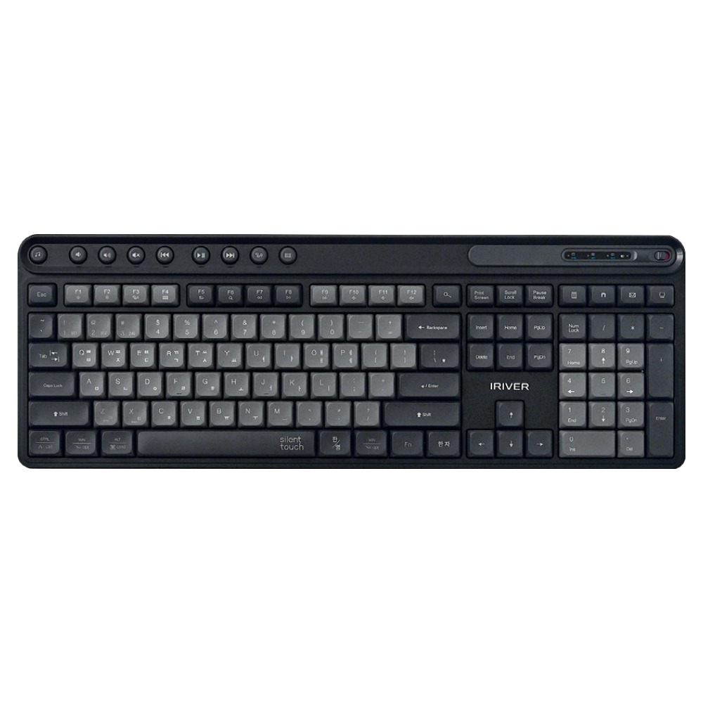 아이리버 Silent 듀얼모드 멀티페어링 블루투스 무소음 무선 키보드, 블랙, MWK601, 제조사축 26,900원