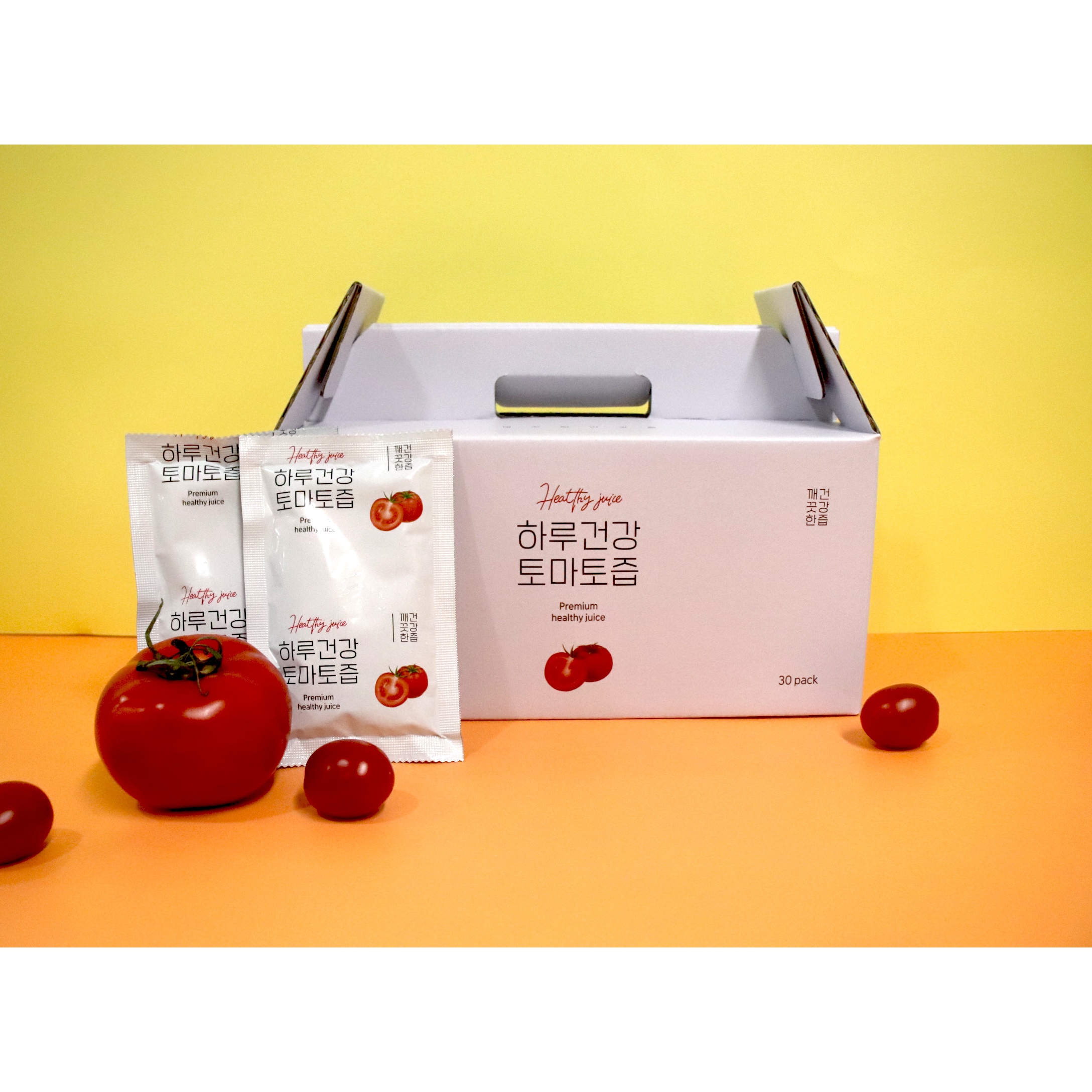 토마토즙 진짜리얼100% 통째로 갈아만든 유기농 토마토, 110ml, 30개 28,660원