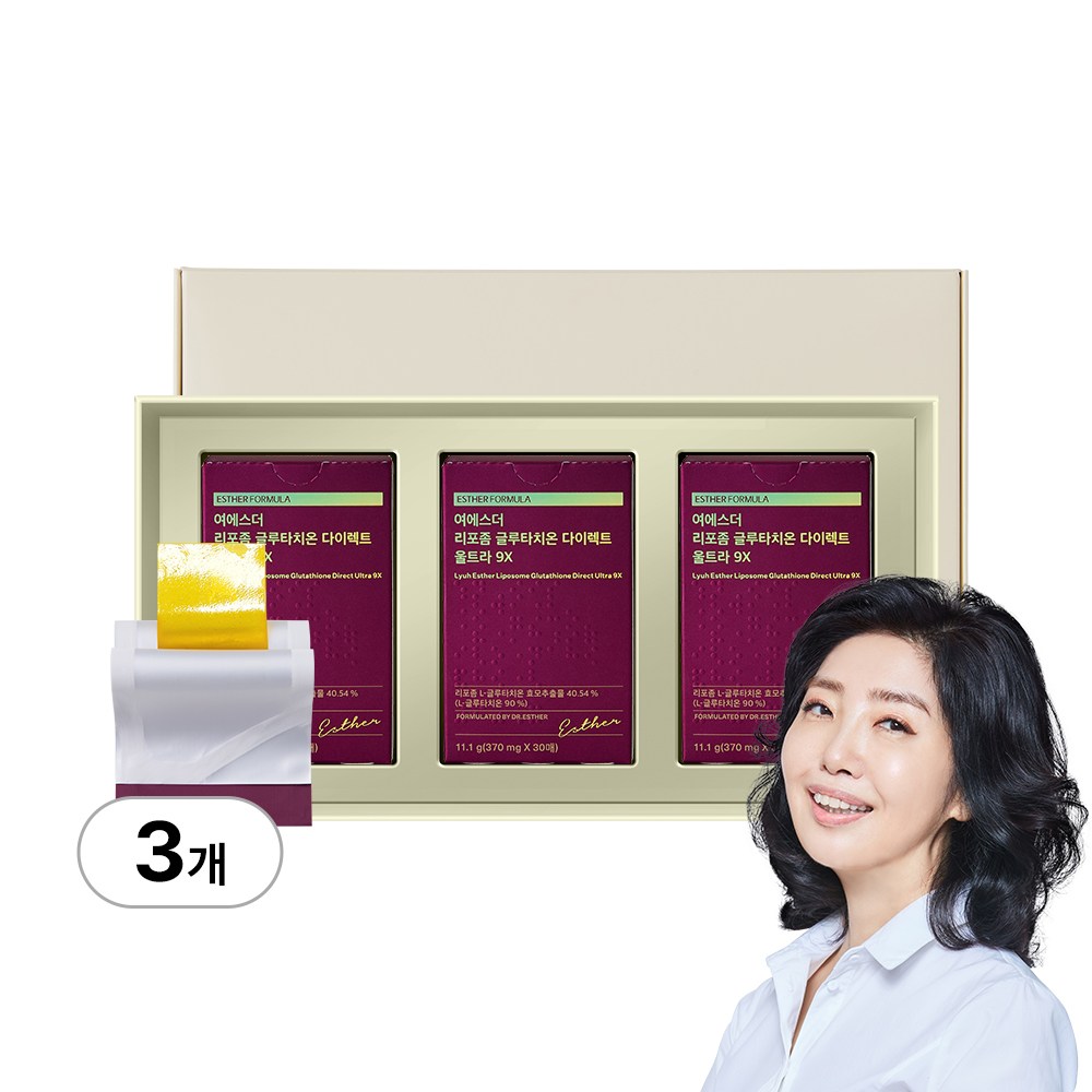 본사직영 여에스더 리포좀 글루타치온 울트라 9X 필름 기획세트 96,810원