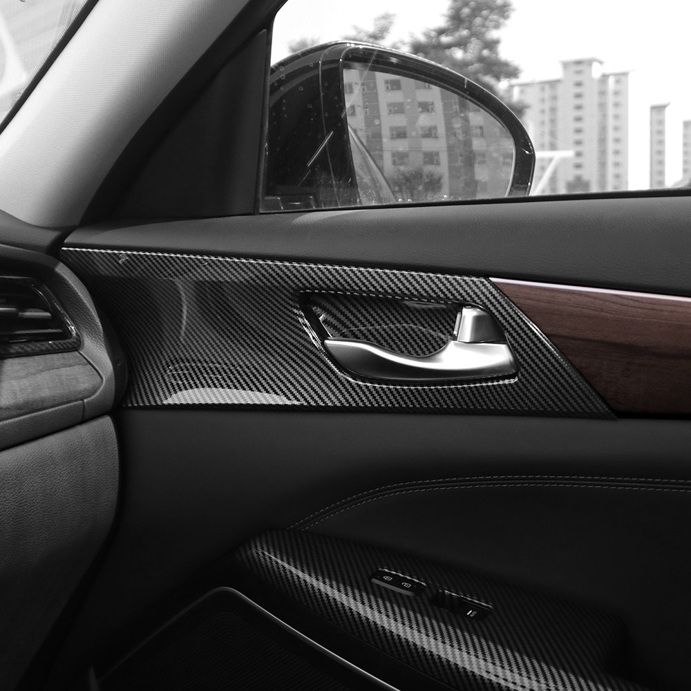 더블랙 호환 올뉴 K7 프리미어 튜닝 용품 도어프레임 커버 카본 몰딩 45,000원