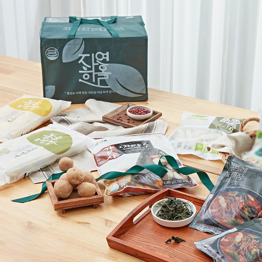 [자연3호] 자연을 한올한올 정성스럽게 담은 자연한올 선물세트, 1세트 59,900원
