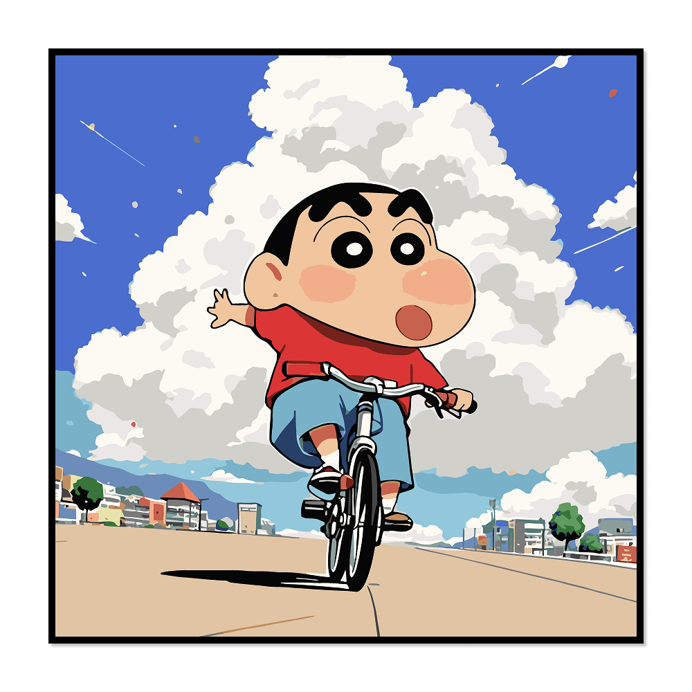 톰앤토미e DIY 유화 추억의 애니메이션 짱구 모음 40*40 사이즈 16,900원