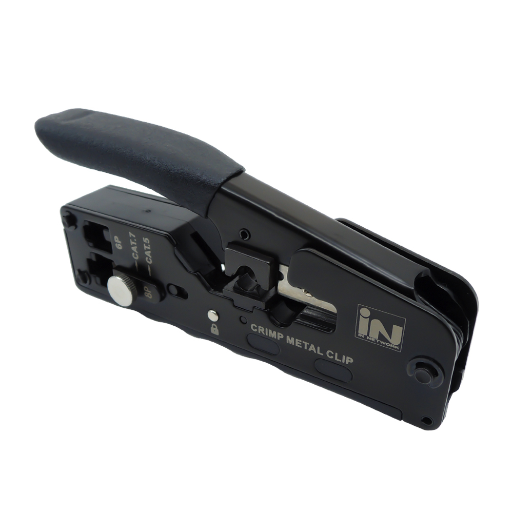 인네트워크 CAT5E / 6 / 7 관통형 EZ 플러그 압착 랜툴 IN-719, 1개 29,200원