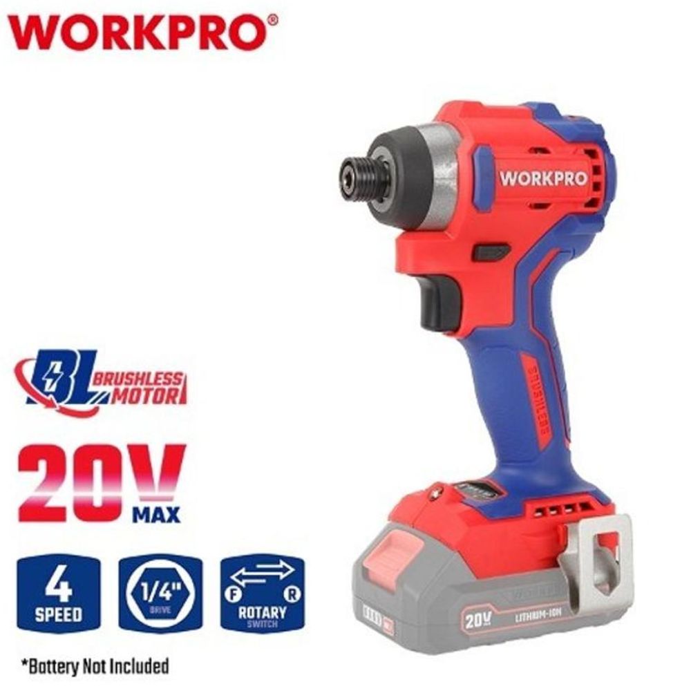충전임팩드라이버 워크프로 충전임팩드라이버 베어툴 20V WP390100 85,410원