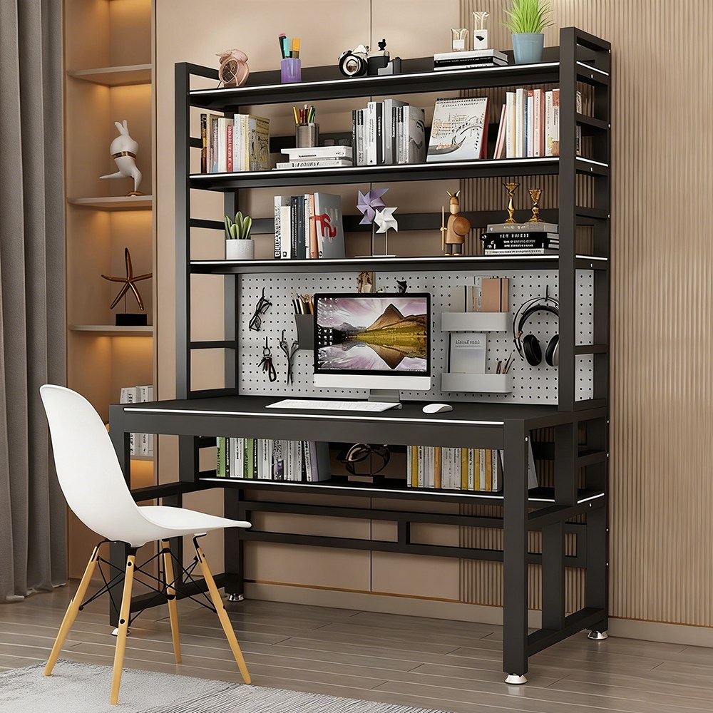 다기능 타공판 컴퓨터책상 학생 공부 책상책장 철제 사무용 책상 게이밍책상 236,700원