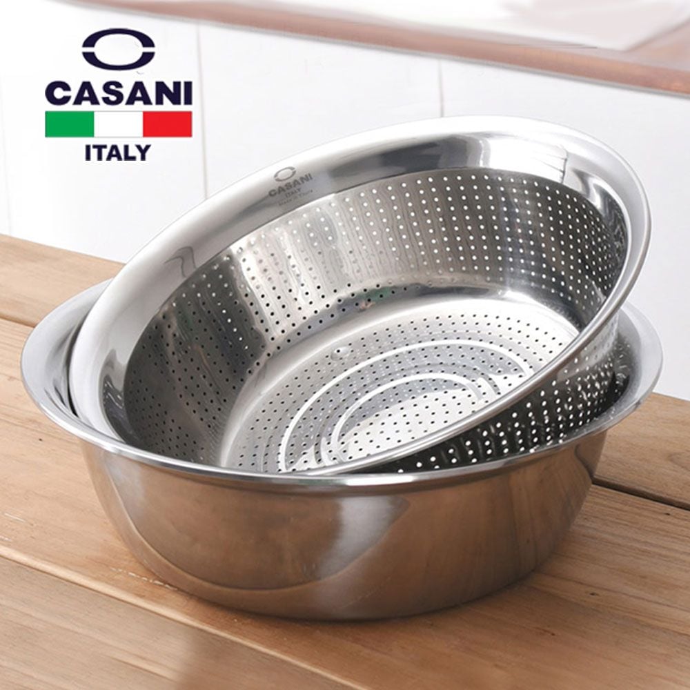 까사니 주방용 대형 스텐볼40cm 타공볼38cm 세트 ths*3426GE 27,330원