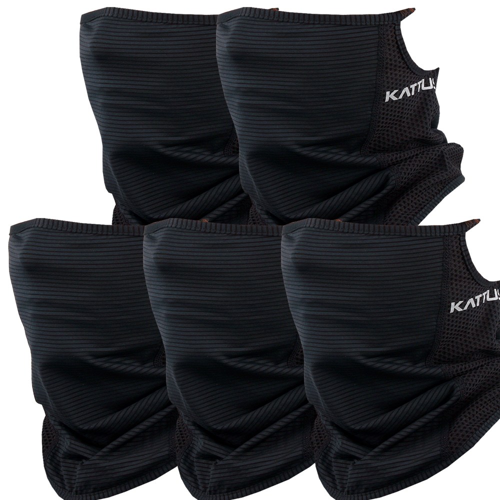 KATTUS 쿨넥워머 5pcs 귀걸이타입 파크골프 스포츠 마스크, 블랙 5pcs, 1개 49,800원