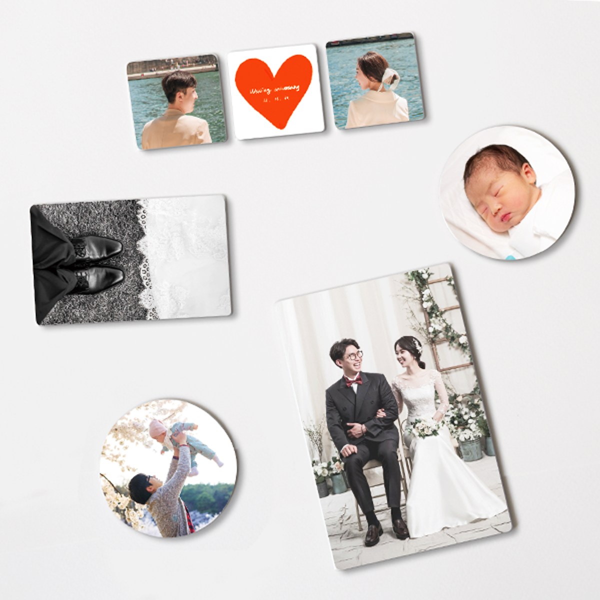 투미투 자석사진 포토자석 주문제작 냉장고 마그네틱 인테리어 3,000원