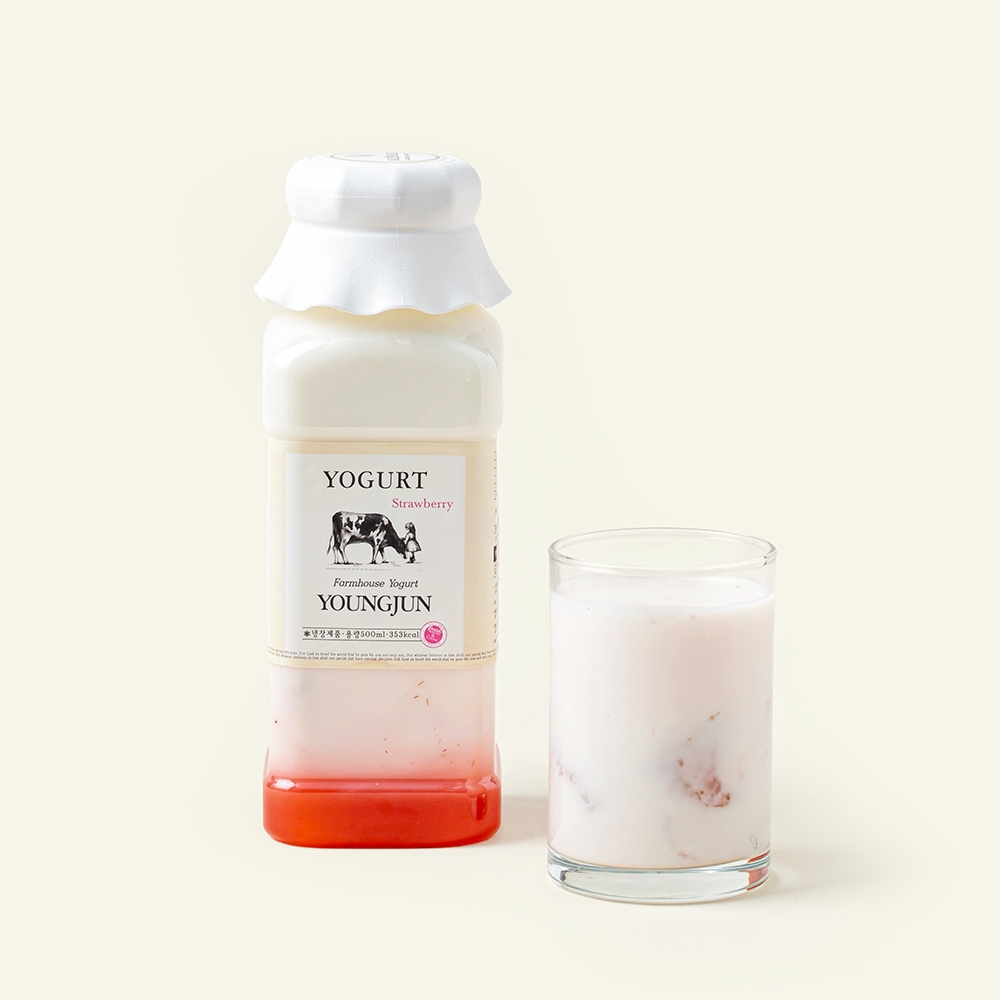 [로켓프레시] 영준목장 수제 요거트 딸기, 500ml, 1개 13,390원