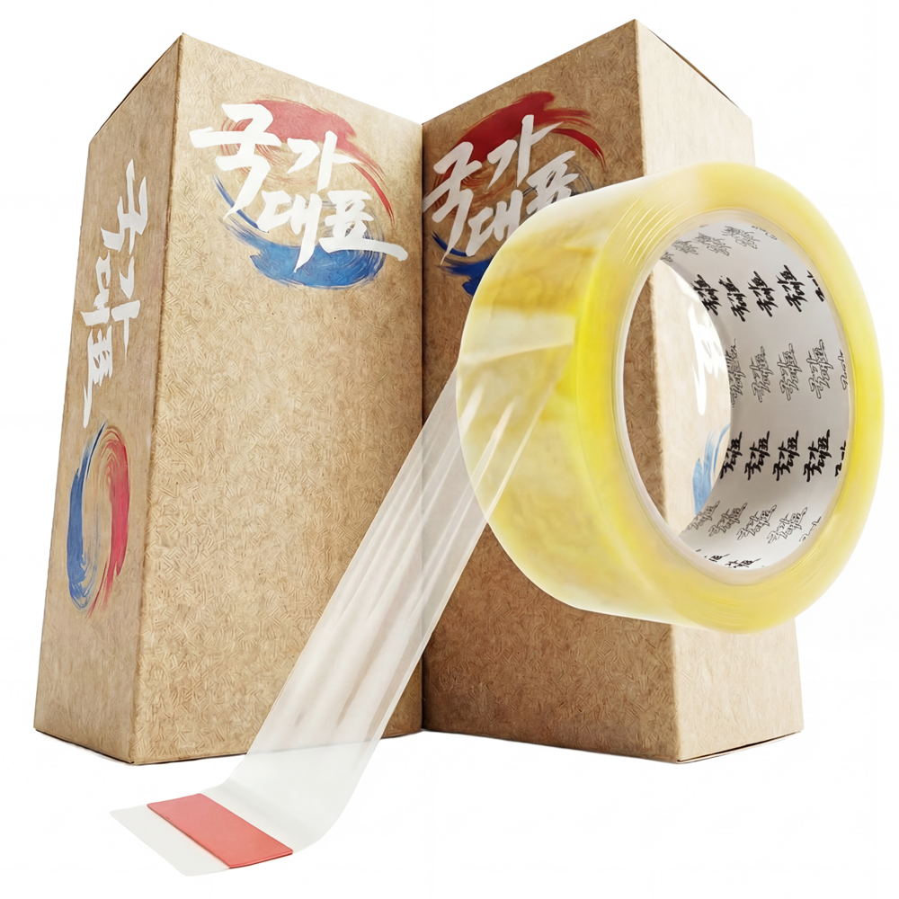 모더너리 국가대표 고단력 찢김없는 박스 테이프 경포장용 40m x 48mm, 투명, 10개 7,100원