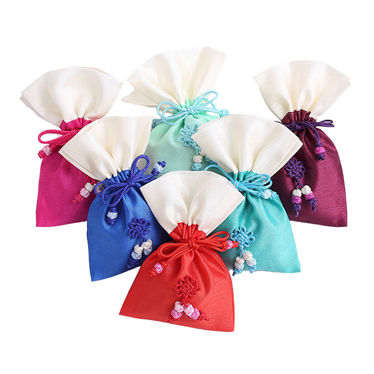 전통 복주머니 포장주머니 설날명절 선물주머니 답례품포장, 랜덤발송, 100개 91,920원