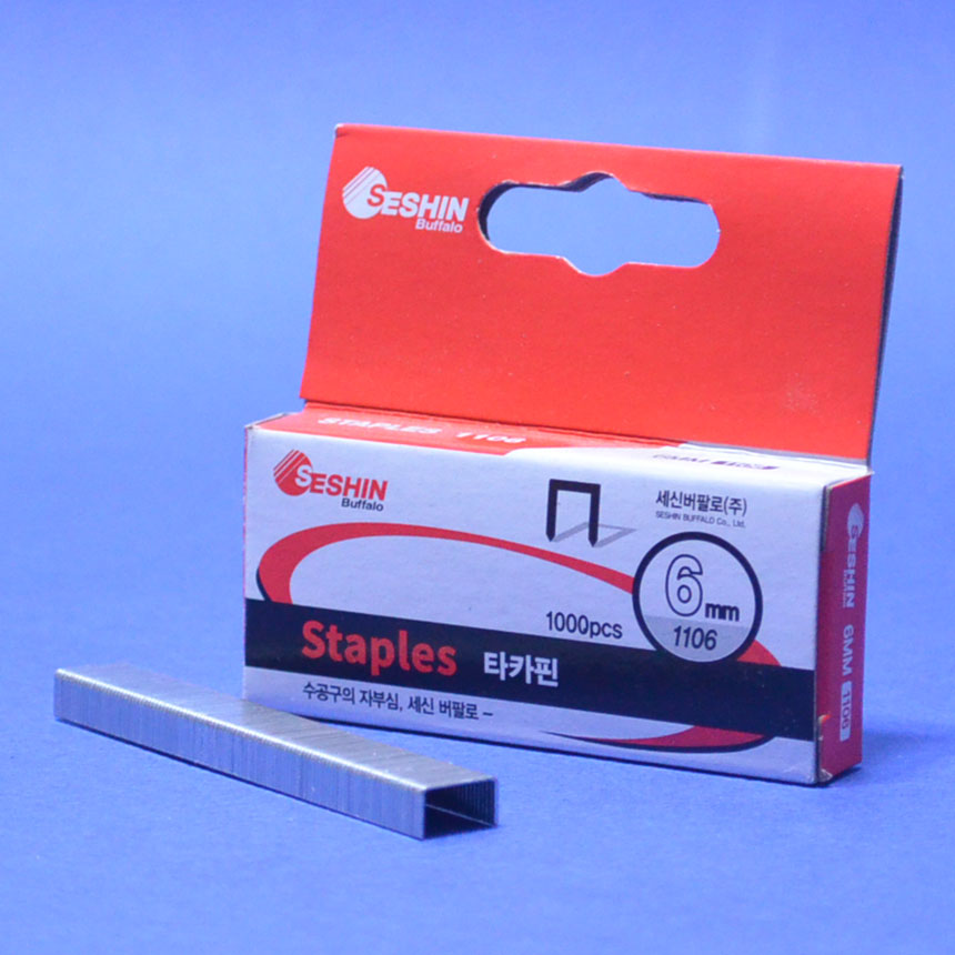 5 세신 타카핀 6mm 1106 타카핀 2810137 1,140원