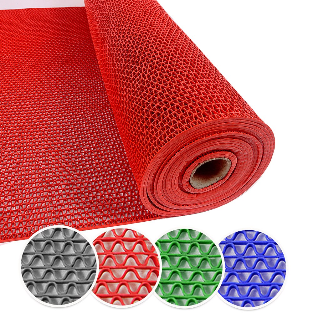 홈스월드 롤 15M 미끄럼방지매트 격자 매트 4T 폭 90cm 야외 실외 현관 발판 바닥 패드 47,000원