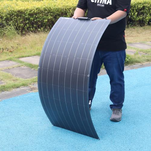 태양광 패널 Solar Panel charger 유연한 블랙 태양 전지 단결정 실리콘 120W 광 모듈 요트 RV 보트 캠핑카 텐트 충전용 12V 배터리 태양열 태양광충전패널 159,600원