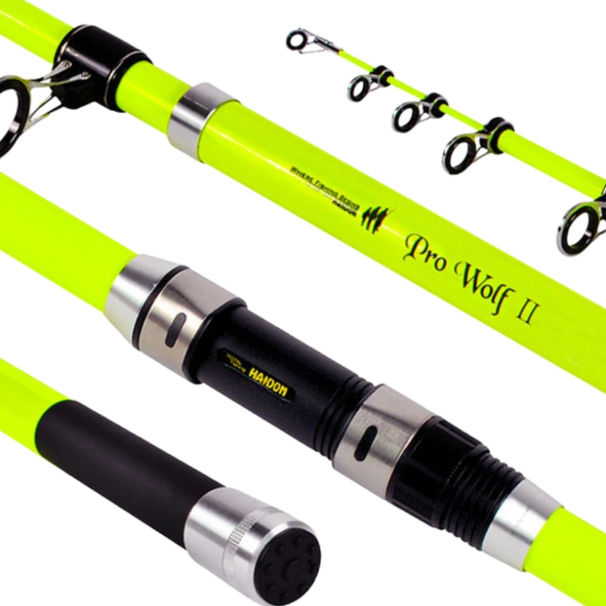 해동 프로울프2 450 형광그린 원투대 원투낚시대, 단품, 현재가 48,000원
