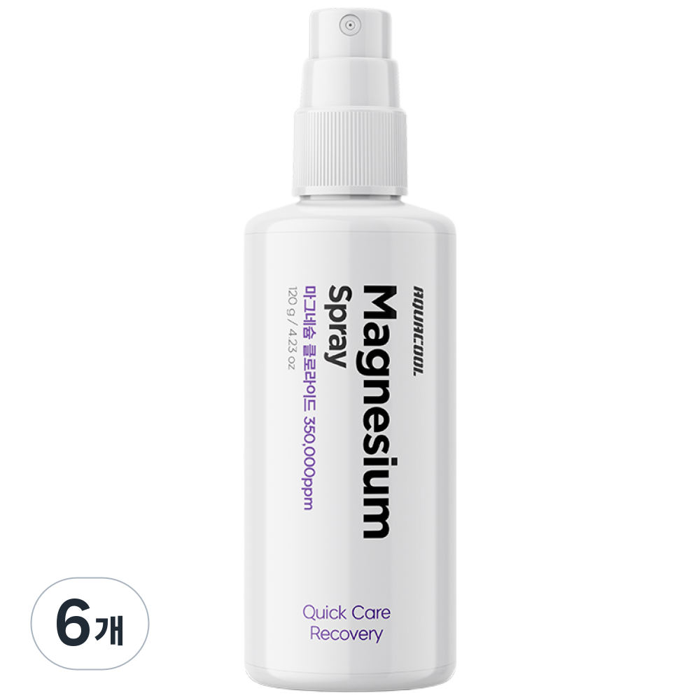 아쿠아쿨 마그네슘 스프레이 120g / 350000ppm, 쿨+핫 뿌리는 신속케어 66,350원