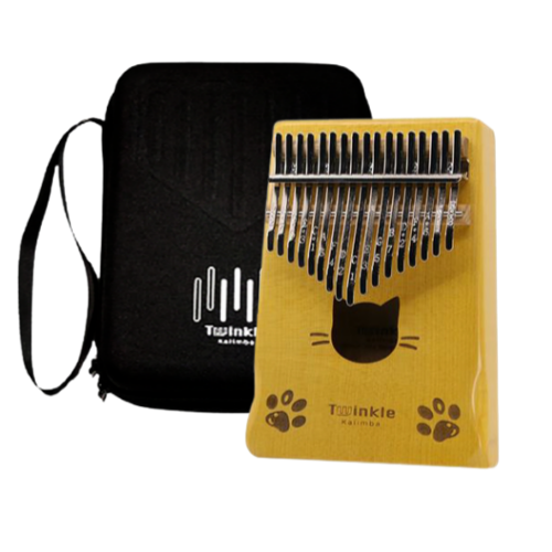 트윙클 칼림바 캣츠 메이플 고양이 칼림바 17음 풀세트, 1개, 카라멜 69,500원