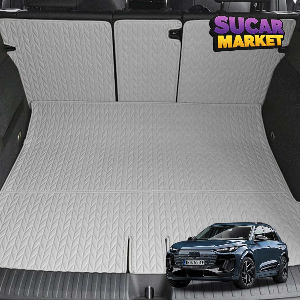 카구차 아우디 Q6 이트론 트렁크매트 프리미엄 가죽 일체형 바닥매트 2열 등받이 세트 76,900원