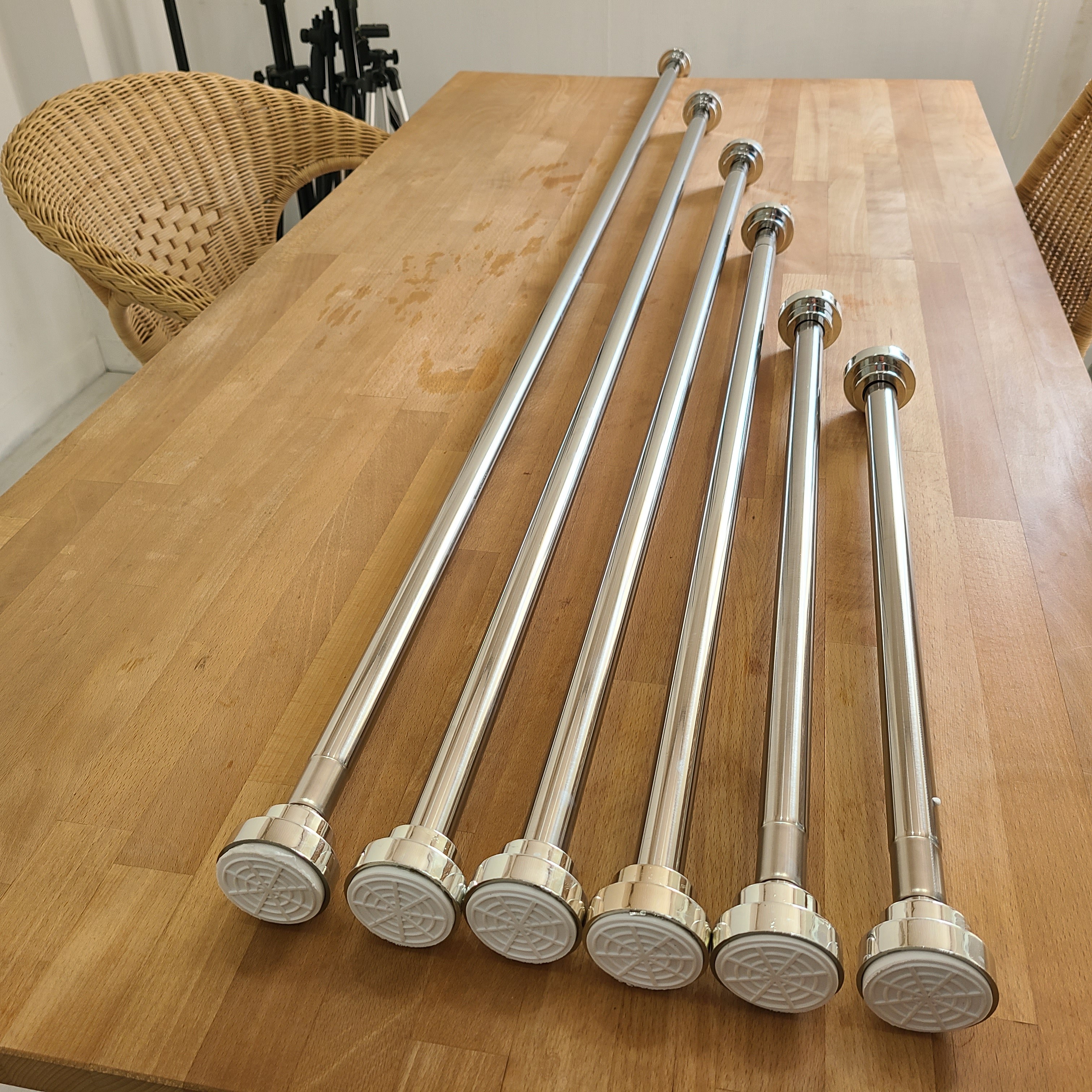 스텐레스 압축봉 튼튼한 샤워커튼봉 무타공, 1개 15,140원