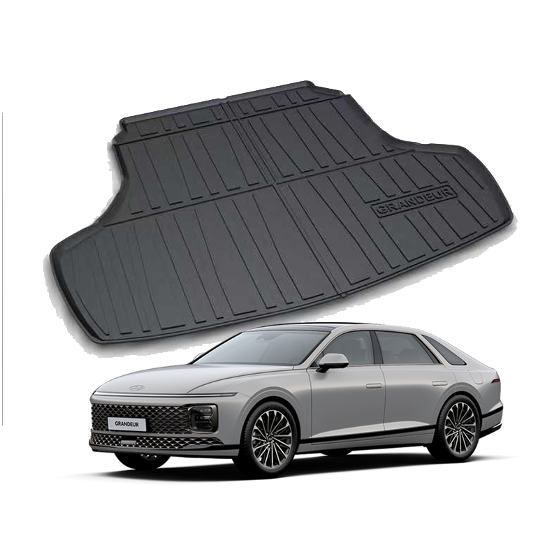 리얼핏 7세대 그랜저 GN7 3D 논슬립 트렁크매트(가솔린/하이브리드가능) TPE [호환] 55,000원